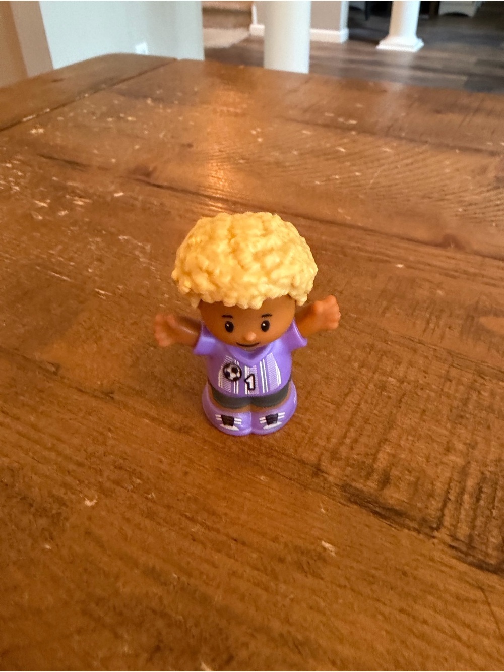 Fisher Price Little People soccer boy as is